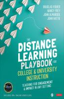 The Distance Learning Playbook for College and University Instruction - John Hattie 