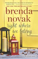 Right Where We Belong - Brenda  Novak 