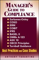 Manager's Guide to Compliance - Группа авторов 