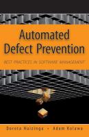 Automated Defect Prevention - Adam  Kolawa 