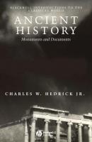 Ancient History - Charles W. Hedrick, Jr. 