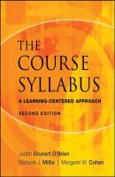 The Course Syllabus - Barbara Millis J. 