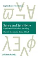 Sense and Sensitivity - David Beaver I. 