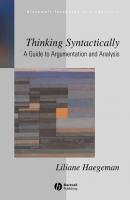 Thinking Syntactically - Группа авторов 