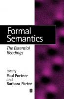 Formal Semantics - Barbara Partee H. 