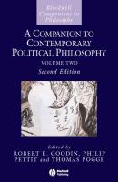 A Companion to Contemporary Political Philosophy - Philip  Pettit 