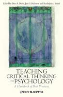 Teaching Critical Thinking in Psychology - Jane Halonen S. 
