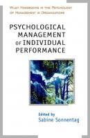 Psychological Management of Individual Performance - Группа авторов 