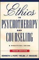 Ethics in Psychotherapy and Counseling - Melba Vasquez J.T. 
