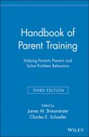 Handbook of Parent Training - Charles E. Schaefer 