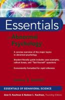 Essentials of Abnormal Psychology - Группа авторов 