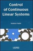 Control of Continuous Linear Systems - Kaddour  Najim 
