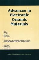Advances in Electronic Ceramic Materials - Dwight  Viehland 