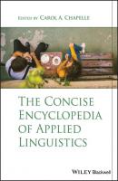 The Concise Encyclopedia of Applied Linguistics - Carol A. Chapelle 