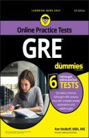 GRE For Dummies with Online Practice - Ron  Woldoff 
