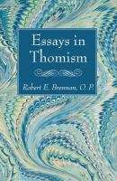 Essays in Thomism - Robert Brennan 