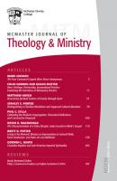 McMaster Journal of Theology and Ministry: Volume 15, 2013–2014 - Группа авторов 