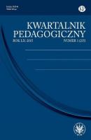 Kwartalnik Pedagogiczny 2015/1 (235) - Praca zbiorowa KWARTALNIK PEDAGOGICZNY