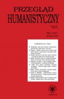 Przegląd Humanistyczny 2014/6 (447) - Группа авторов Przegląd Humanistyczny