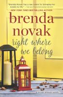 Right Where We Belong - Brenda Novak MIRA