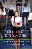 Not That Kind Of Girl - Siobhan Vivian HQ Young Adult eBook