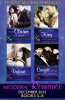 Modern Romance December 2015 Books 5-8 - Kate Walker Mills & Boon Series Collections