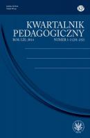 Kwartalnik Pedagogiczny 2014/1-2 (231-232) - Группа авторов KWARTALNIK PEDAGOGICZNY