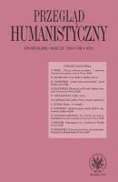 Przegląd Humanistyczny 2016/4 (455) - Группа авторов Przegląd Humanistyczny