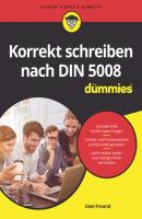 Korrekt schreiben nach DIN 5008 für Dummies - Uwe Freund 
