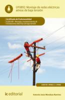 Montaje de redes eléctricas aéreas de baja tensión. ELEE0109  - Antonio Jesús Mendoza Ramírez 