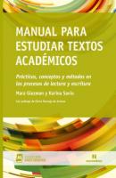 Manual para estudiar textos académicos - Mara Glozman Universidad