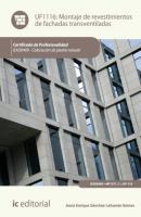 Montaje de revestimientos de fachadas transventiladas. IEXD0409 - Jesús Enrique Sánchez-Lafuente Goméz 