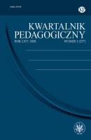 Kwartalnik Pedagogiczny 2020/3 (257) - Группа авторов KWARTALNIK PEDAGOGICZNY