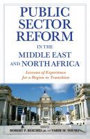 Public Sector Reform in the Middle East and North Africa - Группа авторов 