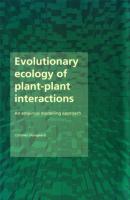 Evolutionary Ecology of Plant-Plant Interactions - Christian Damgaard 