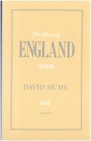 The History of England Volume IV - David Hume History of England, The