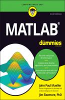 MATLAB For Dummies - John Paul Mueller 
