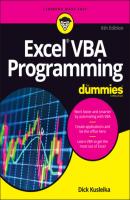 Excel VBA Programming For Dummies - Dick  Kusleika 