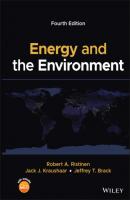 Energy and the Environment - Robert A. Ristinen 