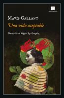 Una vida aceptable - Mavis  Gallant Impedimenta