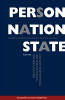 Person, Nation, State. Interdisciplinary Reaserch in Security Studies - Группа авторов 