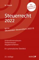 Steuerrecht 2022 - Werner Doralt 