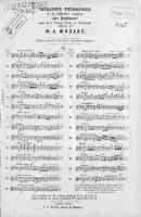 Collection de quatuors pour 2 violons, viola et violoncelle par W. A. Mozart - Вольфганг Амадей Моцарт 