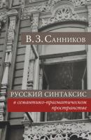 Русский синтаксис в семантико-прагматическом пространстве - Владимир Зиновьевич Санников 
