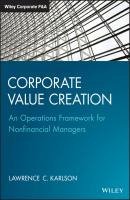 Corporate Value Creation - Karlson Lawrence C. 