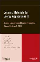Ceramic Materials for Energy Applications III - Hua-Tay  Lin 