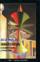 GramÃ¡tica natural - JosÃ© Luis MendÃ­vil GirÃ³ LingÃ¼Ã­stica y conocimiento