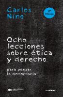 Ocho lecciones sobre Ã©tica y derecho para pensar la democracia - Carlos Nino Minima