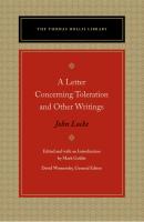 A Letter Concerning Toleration and Other Writings - John Locke Thomas Hollis Library