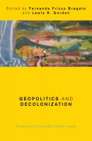 Geopolitics and Decolonization - Отсутствует Global Critical Caribbean Thought